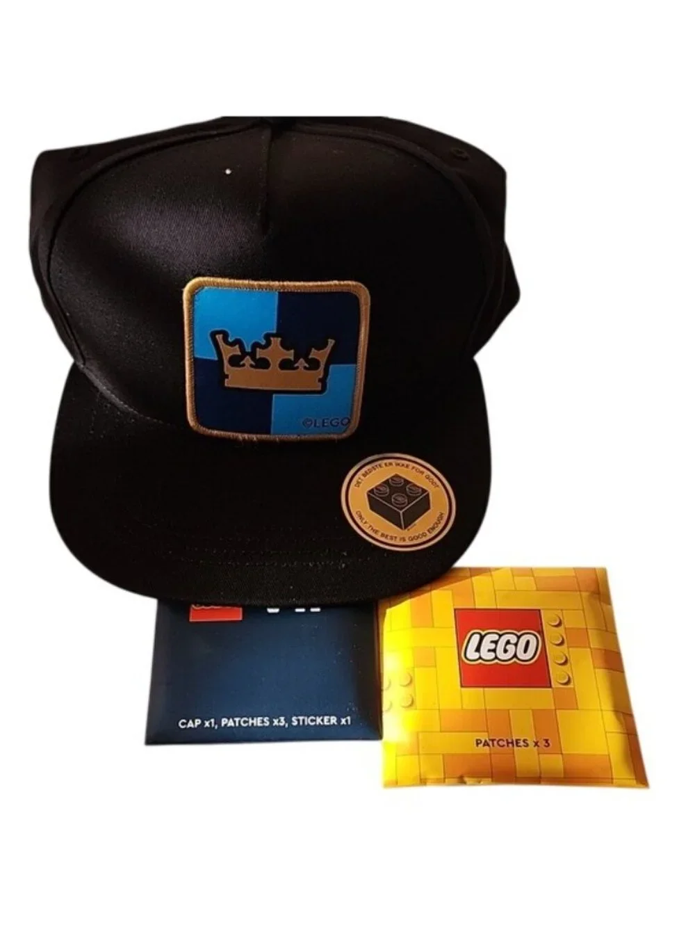 Lego Insiders VIP Customizable Cap with 6 Embroidered Patches Hat